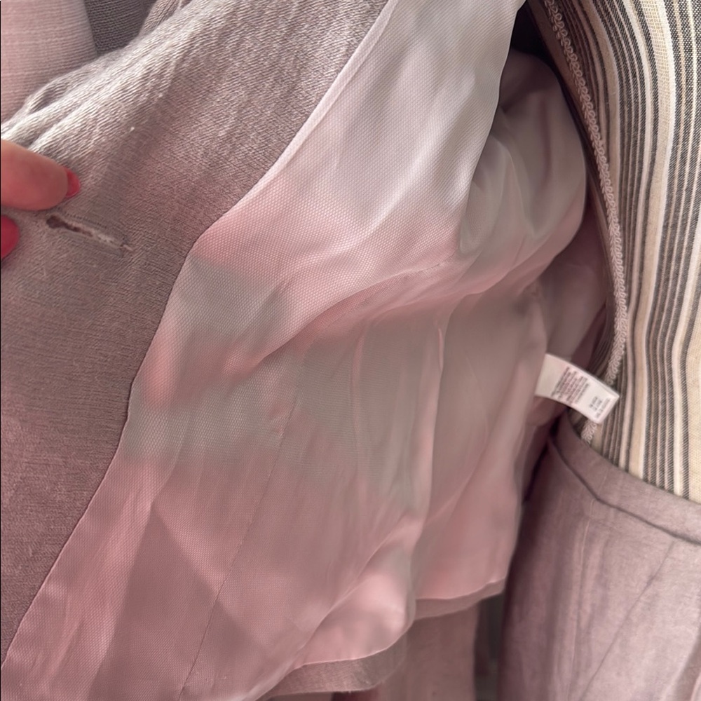 BCBGMaxAzria Pink Ruffled Blazer - Picture 4 of 6